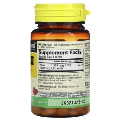 Фолиевая кислота Mason Natural (Folic Acid) 800 мкг 100 таблеток купить в Киеве и Украине