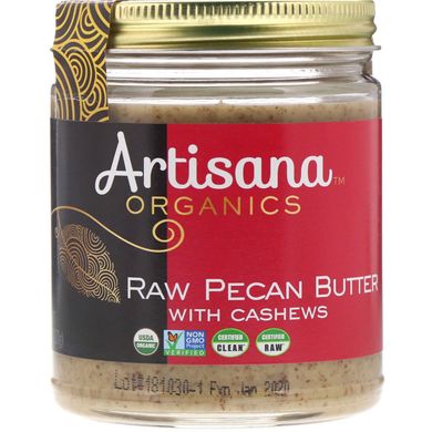 Пеканове масло органік Artisana (Pecan Butter) 227 г