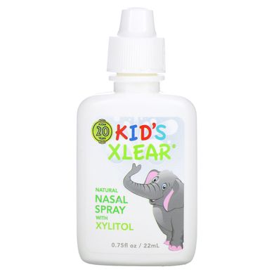 Kid's соляний розчин, спрей для носа, Xlear, 0,75 рідкої унції (22 мл)