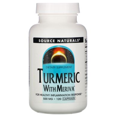 Куркумін Source Naturals (Turmeric with meriva) 500 мг 120 капсул