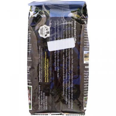 Яванська любов, кава в зернах, Organic Coffee Co, 12 унцій (340 г)