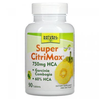 Гарцинія Камбоджійська Natural Balance (Super CitriMax) 90 таблеток