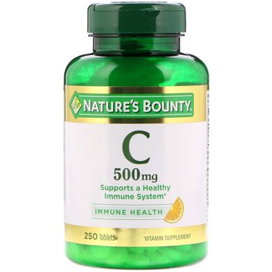 Вітамін С Nature's Bounty (Vitamin C) 500 мг 250 таблеток