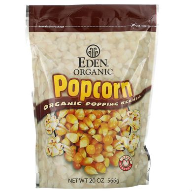 Натуральні зерна попкорну, Eden Foods, 20 унцій (566 г)