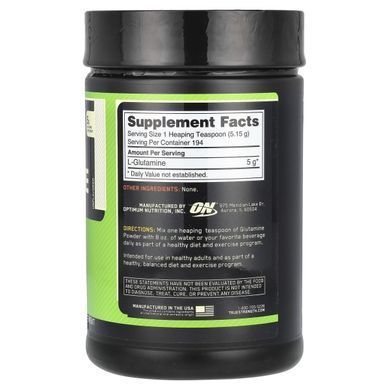 Глютамин Optimum Nutrition (Glutamine Powder) 1 кг купить в Киеве и Украине