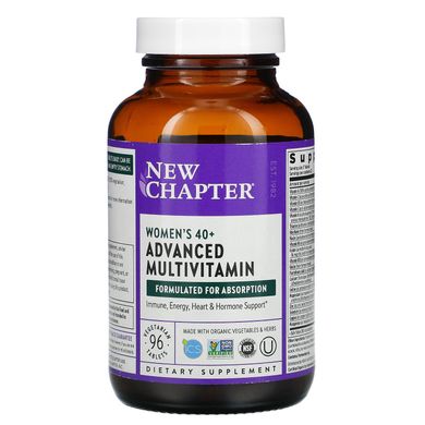 Мультивитамины для женщин II 40+ New Chapter (Every Woman II Multivitamin) 96 таблеток купить в Киеве и Украине