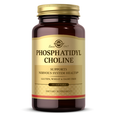 Фосфатидилхолін Solgar (Phosphatidylcholine) 100 капсул