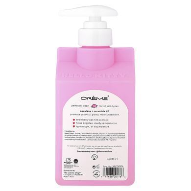 The Creme Shop, Hello Kitty&reg;, Advanced Cleanse Body Cleanser, Strawberry Oat Milk, 16.9 fl oz (500 ml)