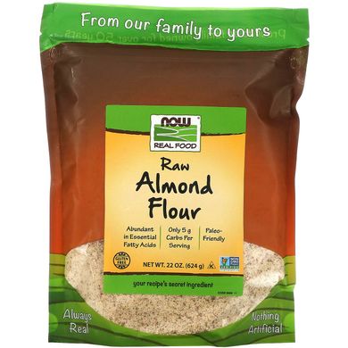 Мигдальне борошно Now Foods (Raw Almond Flour) 624 г