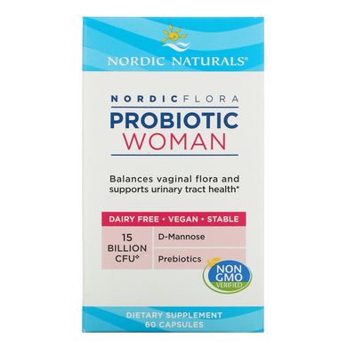 Пробиотики для женщин клюква Nordic Naturals (Women Probiotic) 60 капсул купить в Киеве и Украине