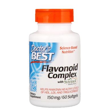 Флавоноїдний комплекс, Flavonoid Complex with Sytrinol, Doctor's Best, 60 капсул