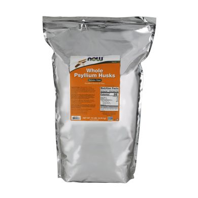 Psyllium Husks Whole - 4540g Now Foods