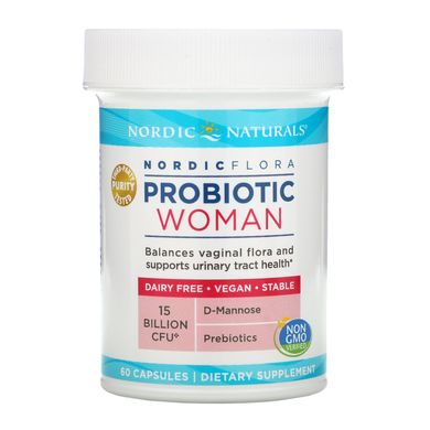 Пробиотики для женщин клюква Nordic Naturals (Women Probiotic) 60 капсул купить в Киеве и Украине
