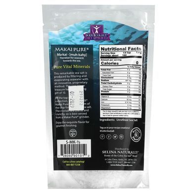 Чистий морська сіль Makai, найважливіші мінерали, Celtic Sea Salt, 0,5 фунта (227 г)
