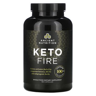 Keto Fire, кетонний активатор, Dr Axe / Ancient Nutrition, 180 капсул