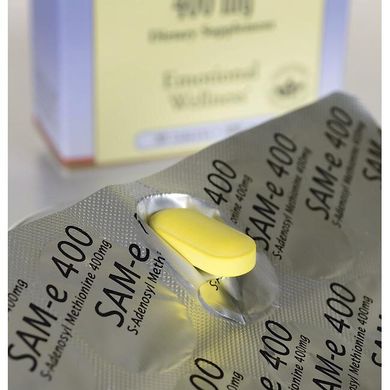 Високоефективний Ж, High-Potency SAMe, Swanson, 400 мг, 30 таблеток