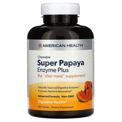 Супер ферменти папайї плюс American Health (Super Papaya Enzyme Plus) 360 таблеток