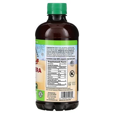 Гель алоэ вера цельнолистовой Lily of the Desert (Aloe Vera Gel Whole Leaf Filtered) 946 мл купить в Киеве и Украине