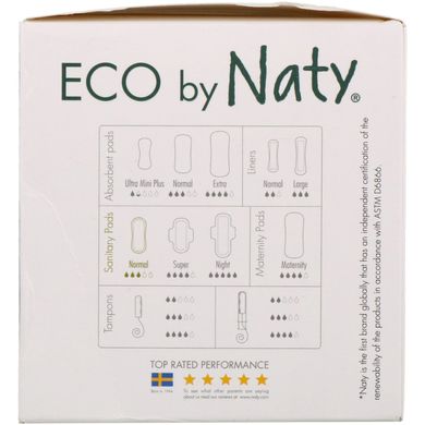 Тонкі прокладки, нормальний, Naty, 15 екологічних прокладок