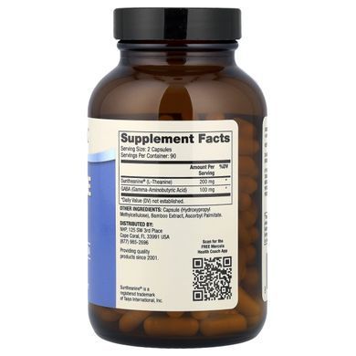 Л-теанин из ГАМК Dr. Mercola (L-Theanine with GABA) 180 капсул купить в Киеве и Украине