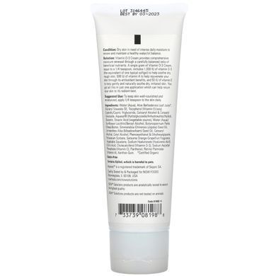 Cream with Vitamin D3 Now Foods (Vitamin D-3 Full Body Cream) 118 ml