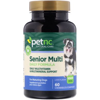 Мультивітамінна формула для дорослих собак petnc NATURAL CARE (Multi Daily Formula) зі смаком печінки 60 жувальних таблеток