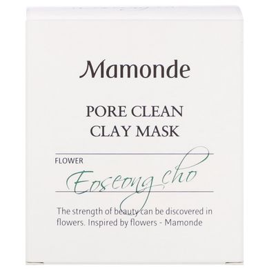 Очищающая тонизирующая маска, Pore Clean Clay Mask, Mamonde, 100 мл купить в Киеве и Украине
