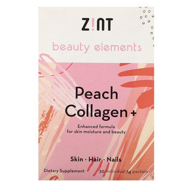 Морской коллаген вкус персика Zint (Peach Collagen +) 30 пакетов по 5 г купить в Киеве и Украине