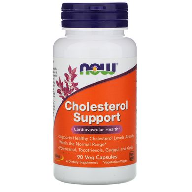 Підтримка холестерину Now Foods (Cholesterol Support) 90 капсул