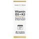 Вітамін Д3 К2 California Gold Nutrition (Vitamin D3+K2) 25 мкг 1000 МО 30 мл фото