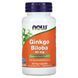 Гинкго Билоба Now Foods (Ginkgo Biloba) 60 мг 60 капсул фото
