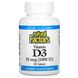 Витамин D3, Natural Factors, 1000 МЕ, 90 таблеток фото