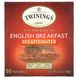 Twinings, Англійський сніданок, без кофеїну, 50 чайних пакетиків, 3,53 унції (100 г) фото