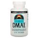 ДМАЕ, DMAE, Source Naturals, 351 мг, 200 капсул фото