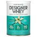 Designer Wellness, Whey, натуральний 100 %-вий порошок сироваткового протеїну, французька ваніль, 340 г (12 унцій) фото