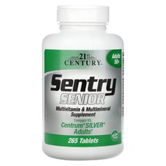 Sentry Senior, мультивитаминная и минеральная добавка, для взрослых 50+, 21st Century, 265 таблеток купить в Киеве и Украине