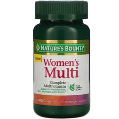 Мультивитамины для женщин Nature's Bounty (Women's Multi) 100 таблеток купить в Киеве и Украине