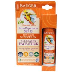 Защитные бальзамы от солнца Badger Company (Sunscreen Face) 18.4 г купить в Киеве и Украине