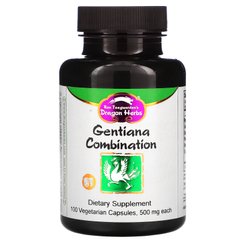 Трав'яна формула Gentiana Dragon Herbs 500 мг 100 капсул
