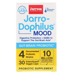 Пробиотические штаммы для настроения, Jarro-Dophilus Mood, Jarrow Formulas, 30 вегетарианских капсул с технологией EnteroGuard купить в Киеве и Украине
