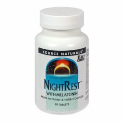 Вітаміни для сну (комплекс для нормалізації сну) Source Naturals (NightRest) 50 таблеток
