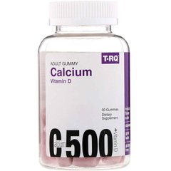 Кальцій плюс вітамін D T-RQ (Calcium with vitamin D) 500 мг 30 жувальних цукерок