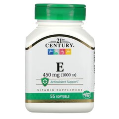 Вітамін Е - 1000 21st Century (Vitamin E) 55 капсул
