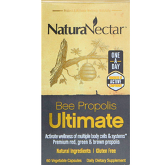 Пчелиный прополис NaturaNectar (Bee Propolis) 60 вегетарианских капсул купить в Киеве и Украине