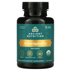 Axe / Ancient Nutrition, Ашваганда, 30 таблеток