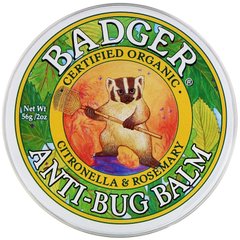 Бальзам от насекомых цитронелла и розмарин Badger Company (Anti-Bug) 56 г купить в Киеве и Украине