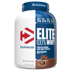 Elite, 100% сывороточный протеин, шоколадный пирог, Dymatize Nutrition, 2,3 кг купить в Киеве и Украине