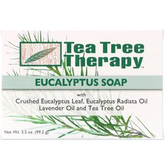 Евкаліптове мило, брусок, Tea Tree Therapy, 3,5 унції (99,2 г)