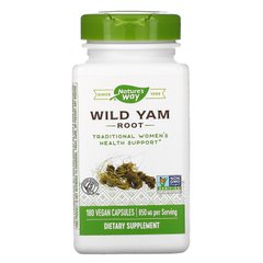 Корень дикого ямса Nature's Way (Wild Yam Root) 425 мг 180 вегетарианских капсул купить в Киеве и Украине