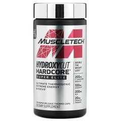 Muscletech, Hydroxycut Hardcore, Super Elite, 120 термо-капсул зі швидким вивільненням